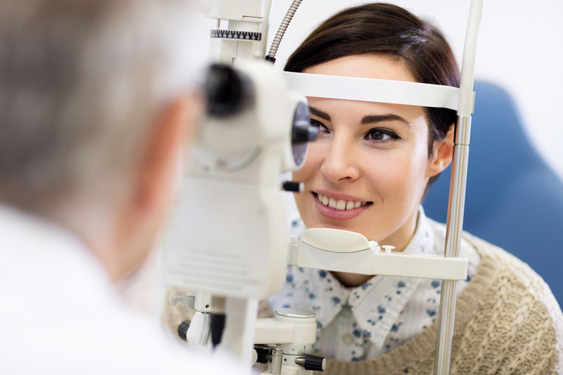 Doctor Testing Eyesight